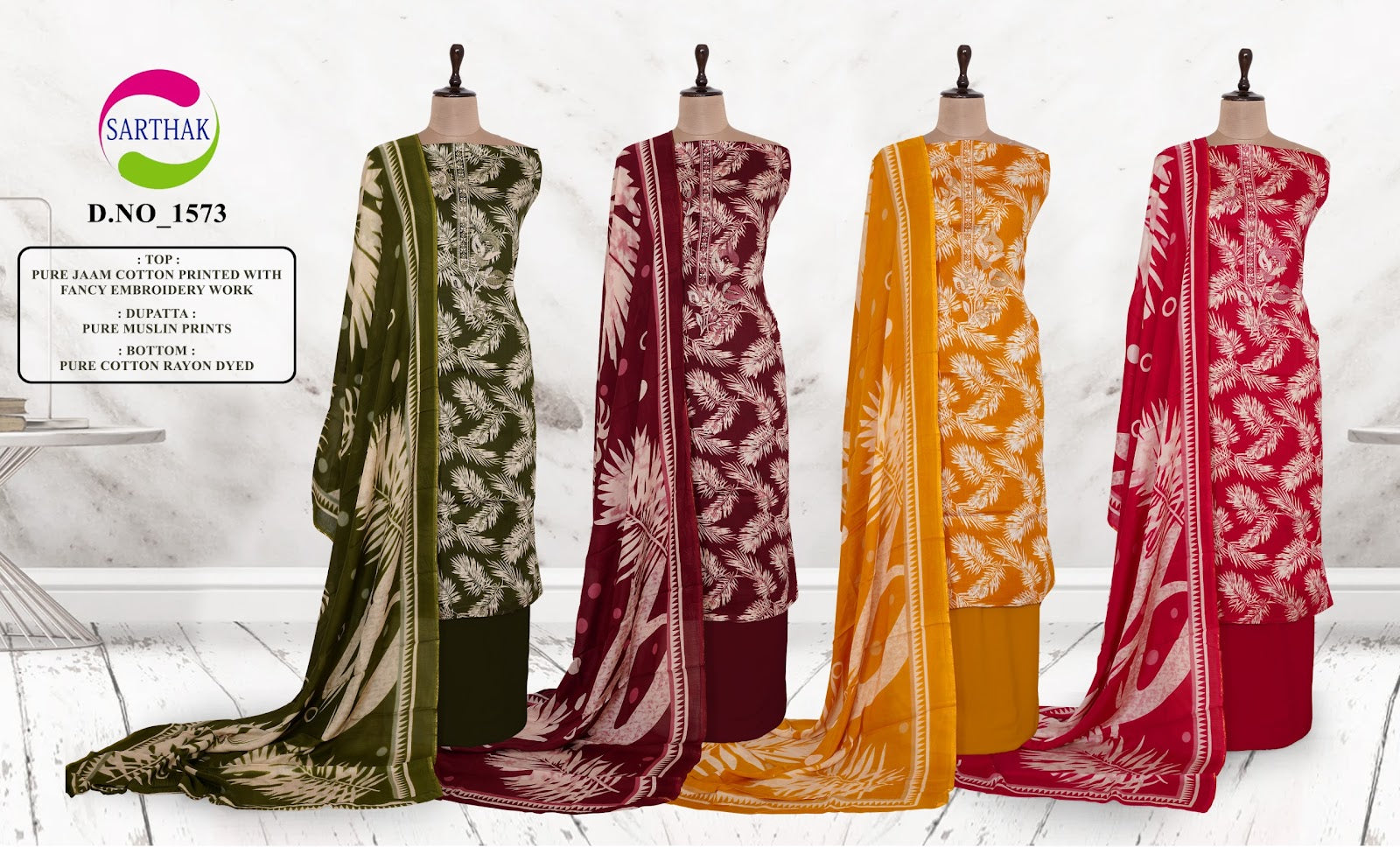 Jaam Cotton Design 15 16 Sarthak Prints Salwar Suits Exporter Ahmedabad