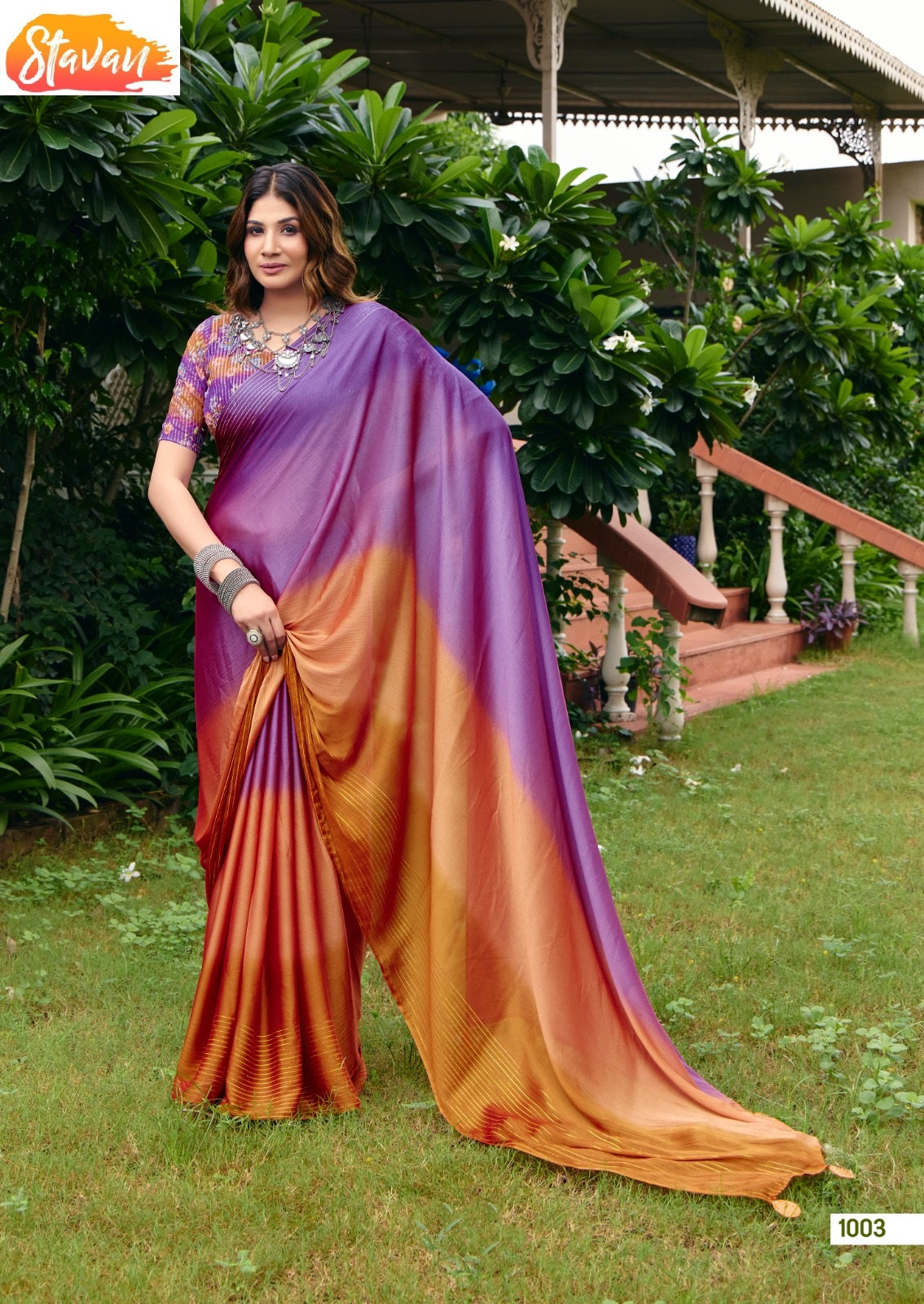 Jaana Stavan Jari Chiffon Sarees Wholesaler Gujarat