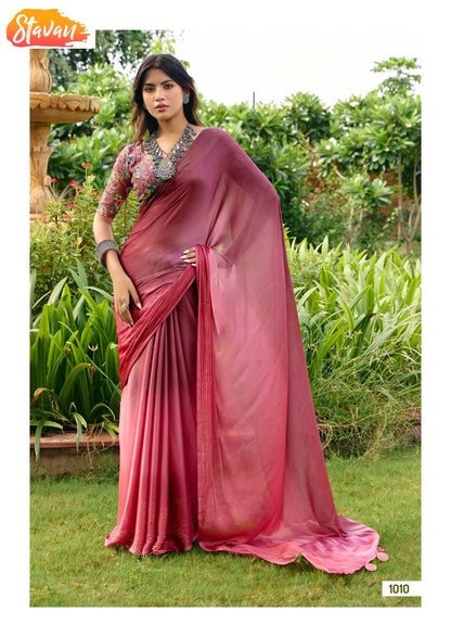 Jaana Stavan Jari Chiffon Sarees Wholesaler Gujarat