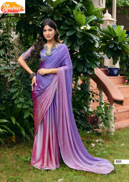 Jaana Stavan Jari Chiffon Sarees Wholesaler Gujarat