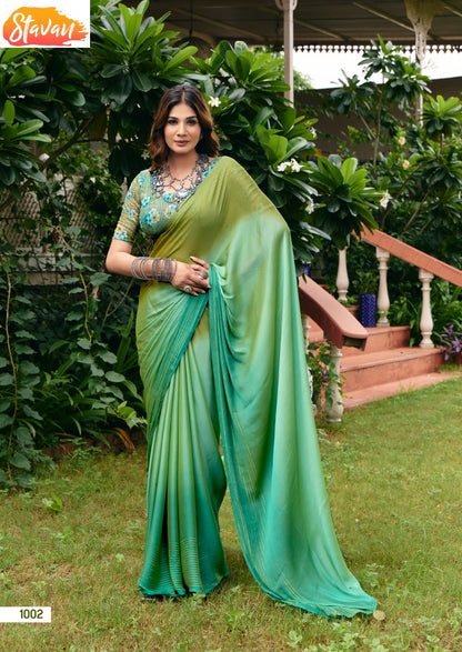 Jaana Stavan Jari Chiffon Sarees Wholesaler Gujarat