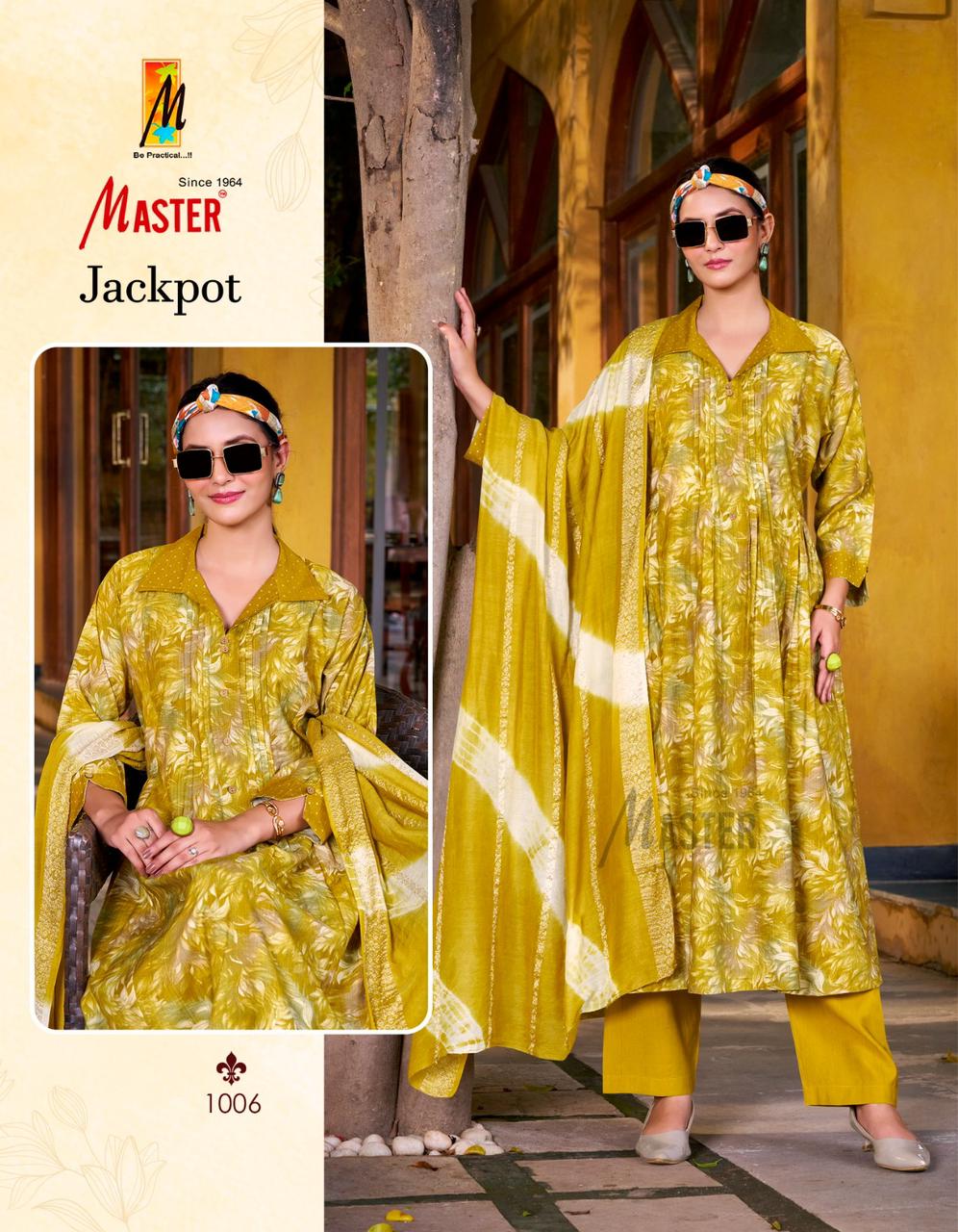 Jackpot Master Vertican Readymade Pant Style Suits Exporter India