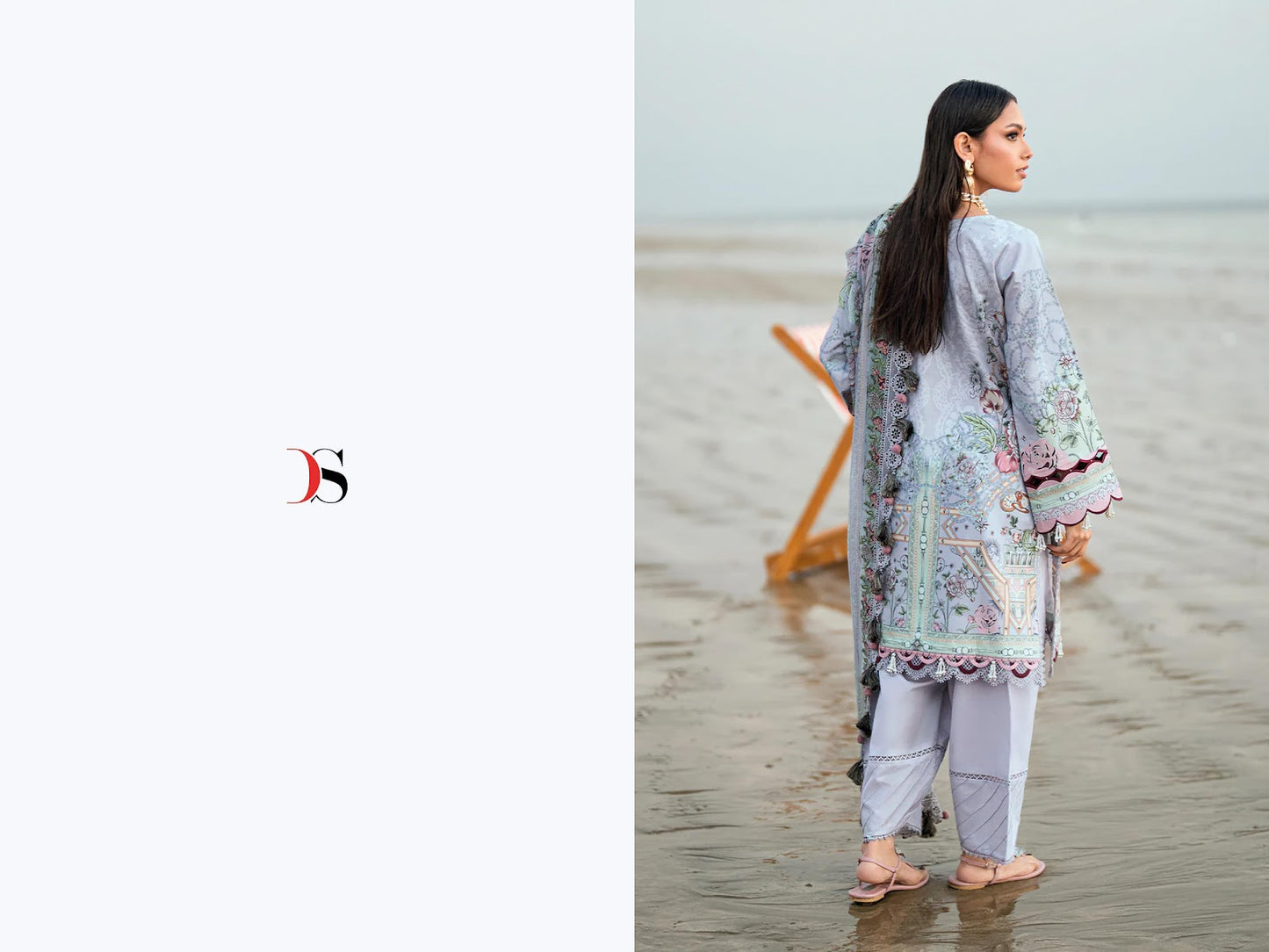 Jade 5 Needle Wonder Deepsy Cotton Cambric Pakistani Patch Work Suits Supplier