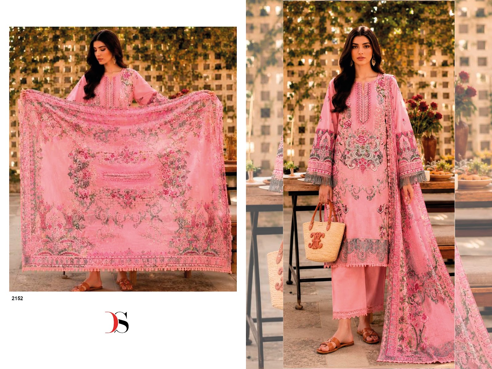 Jade 6 Bliss Lawn Deepsy Cotton Pakistani Patch Work Suits Wholesale