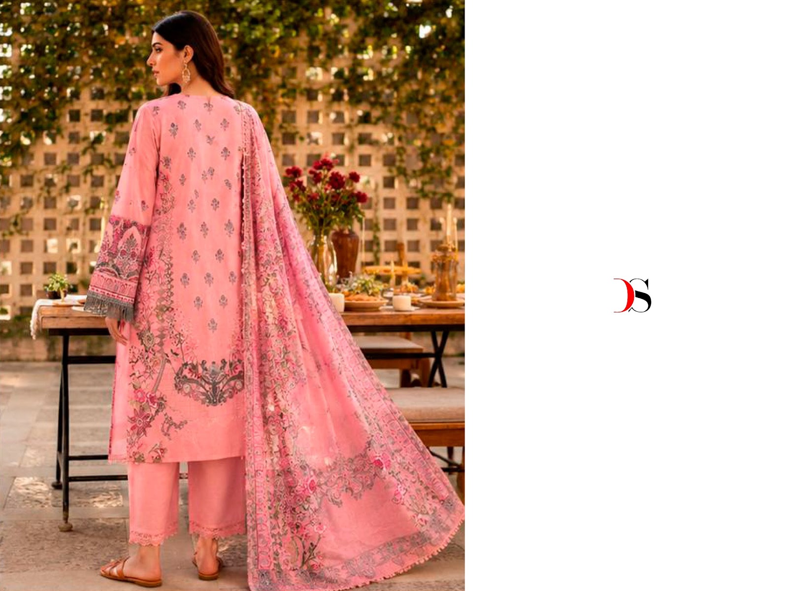 Jade 6 Bliss Lawn Deepsy Cotton Pakistani Patch Work Suits Wholesale