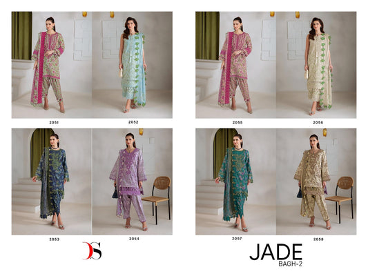 Jade Bagh 2 Deepsy Cotton Pakistani Patch Work Suits Wholesale Price