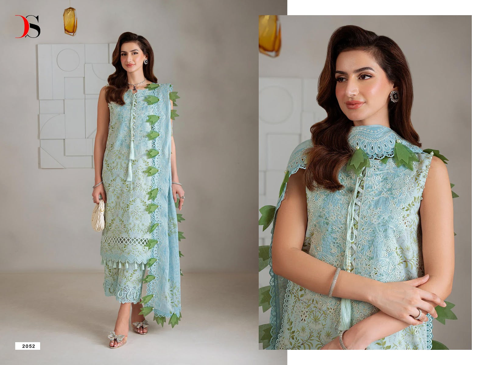 Jade Bagh 2 Deepsy Cotton Pakistani Patch Work Suits Wholesale Price