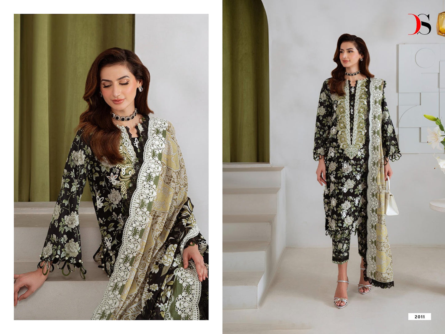 Jade Bagh Deepsy Cotton Pakistani Patch Work Suits Wholesaler Ahmedabad