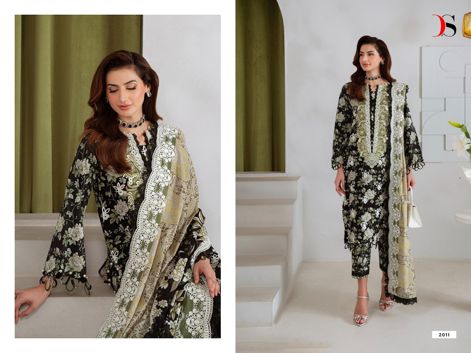 Jade Bagh Deepsy Cotton Pakistani Patch Work Suits Wholesaler Ahmedabad
