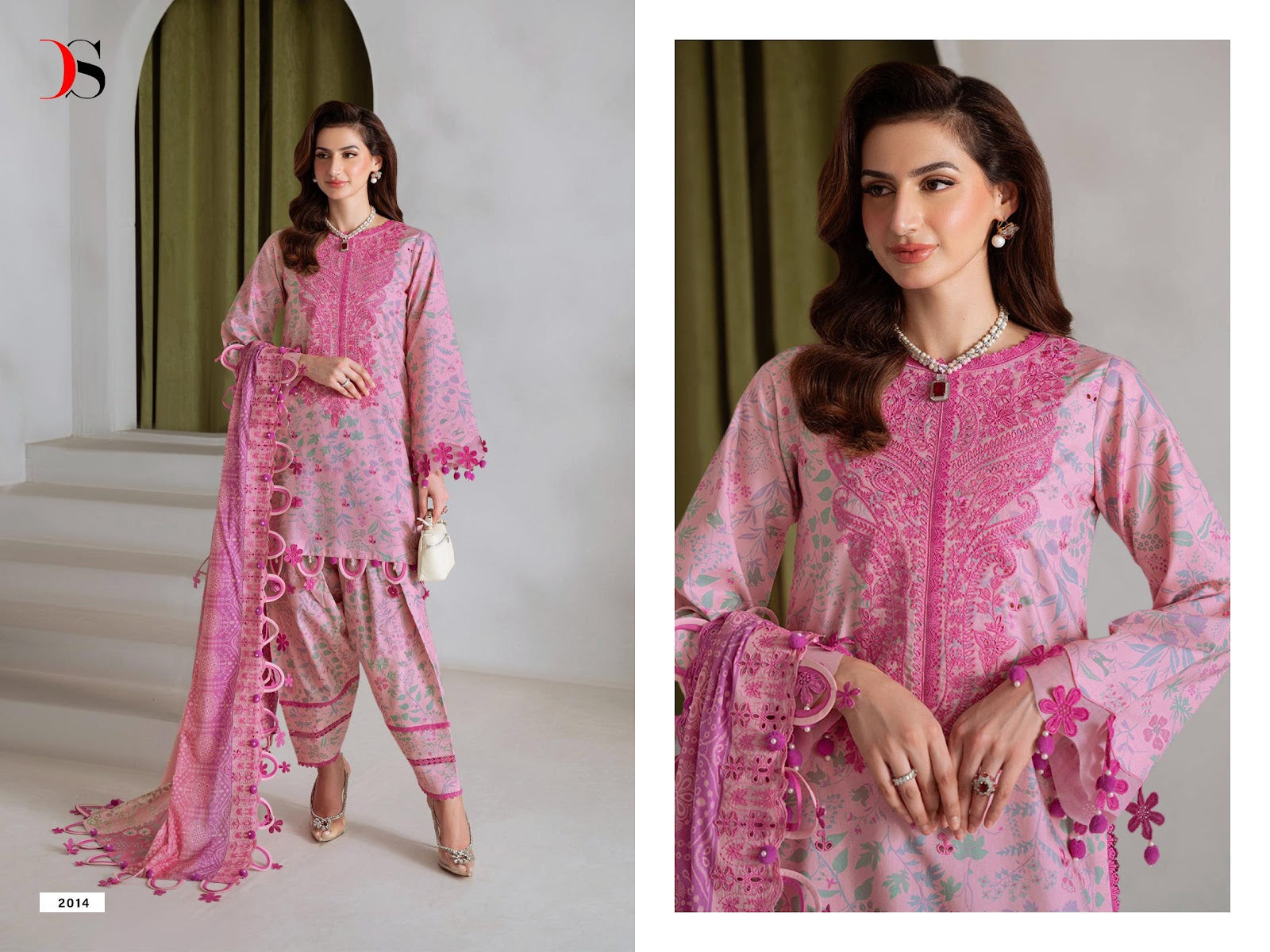 Jade Bagh Deepsy Cotton Pakistani Patch Work Suits Wholesaler Ahmedabad
