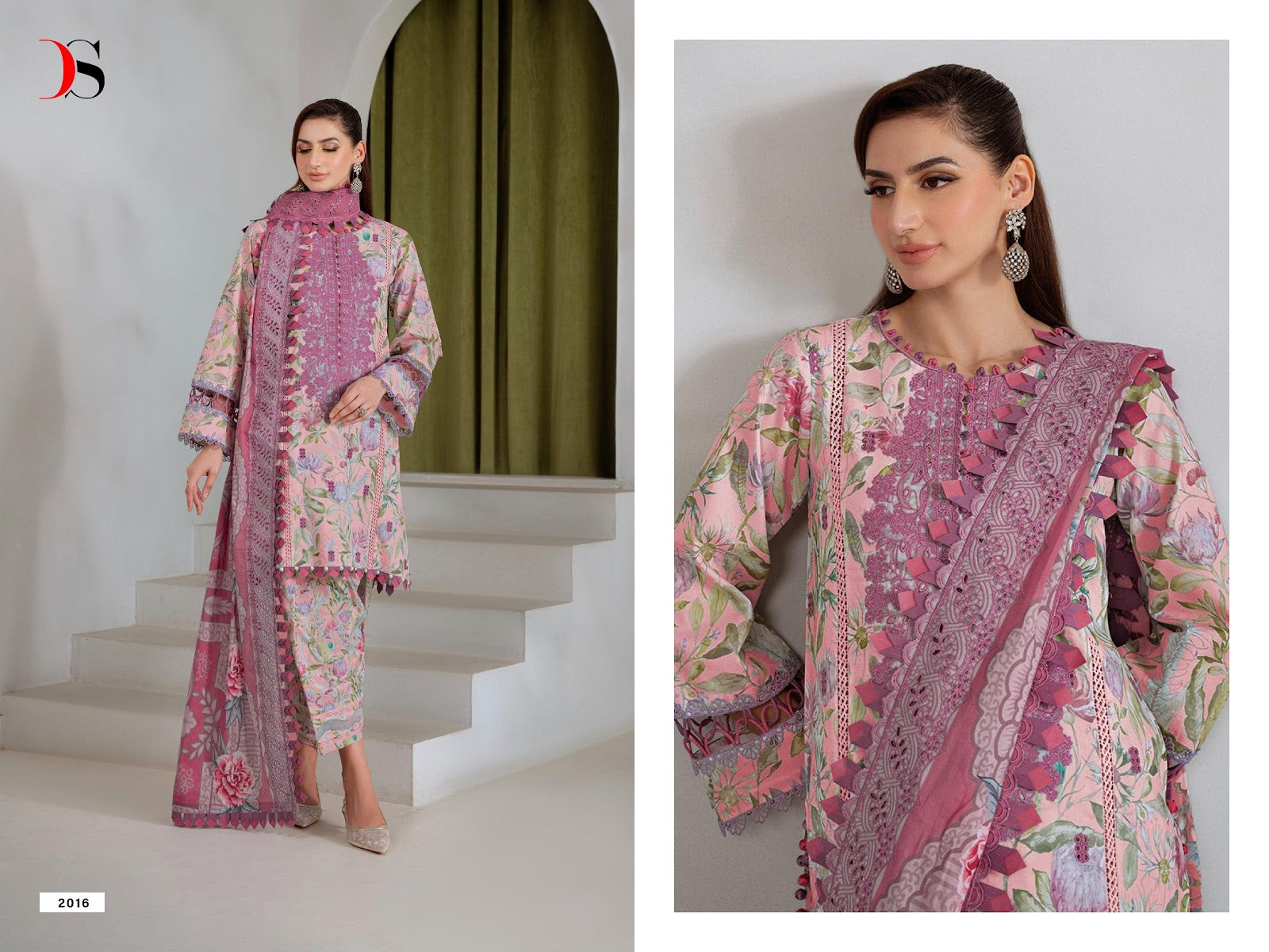 Jade Bagh Deepsy Cotton Pakistani Patch Work Suits Wholesaler Ahmedabad