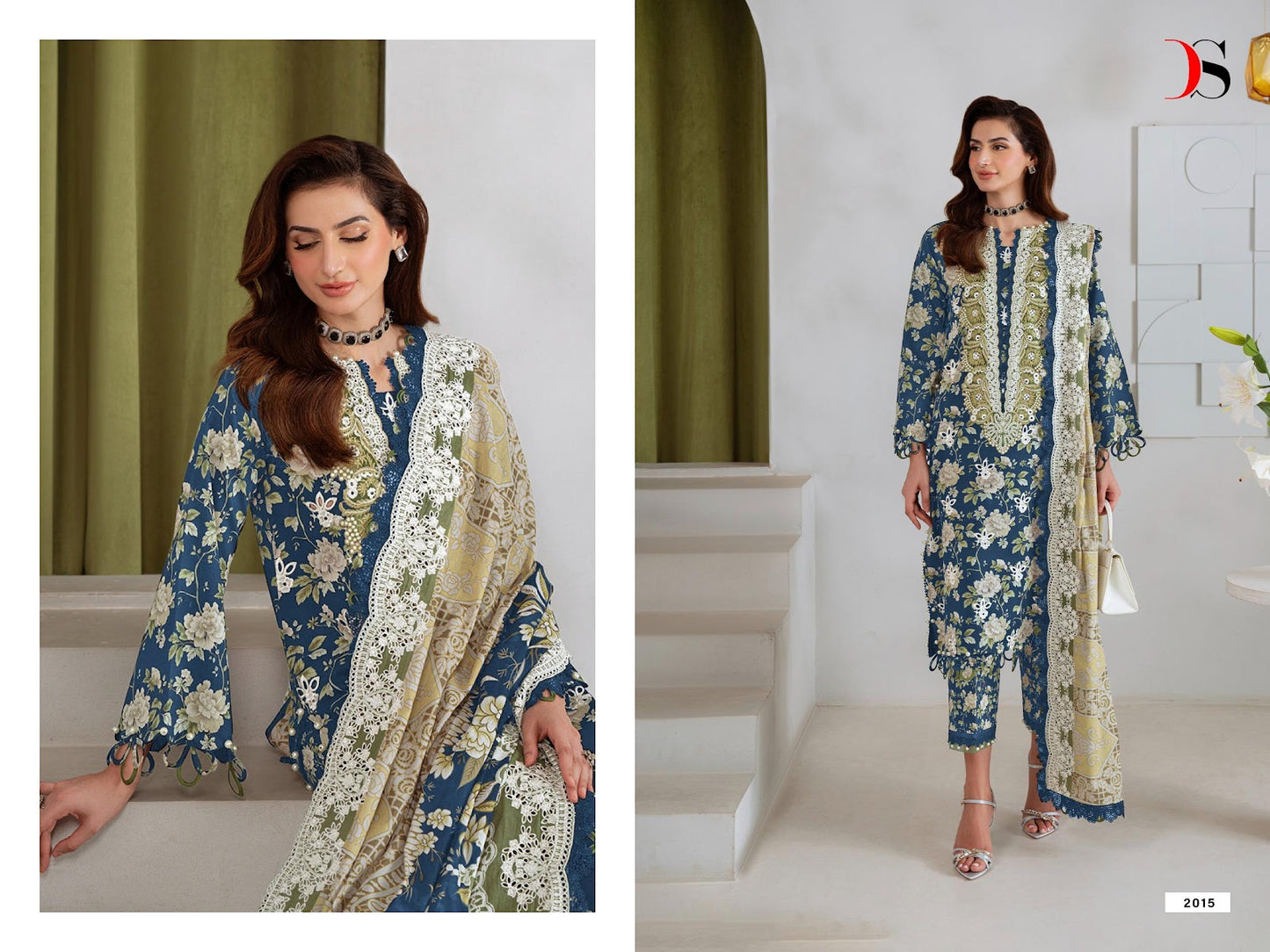 Jade Bagh Deepsy Cotton Pakistani Patch Work Suits Wholesaler Ahmedabad