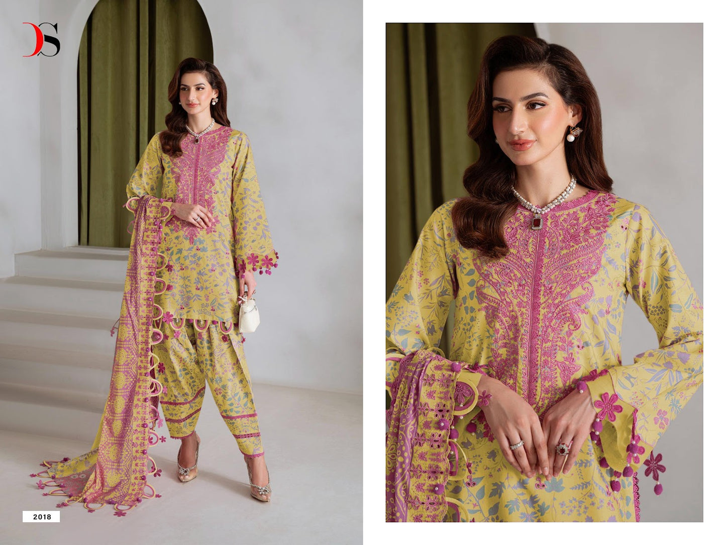 Jade Bagh Deepsy Cotton Pakistani Patch Work Suits Wholesaler Ahmedabad
