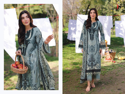 Jade Bliss Lawn 25-2 Deepsy Cotton Pakistani Patch Work Suits Supplier