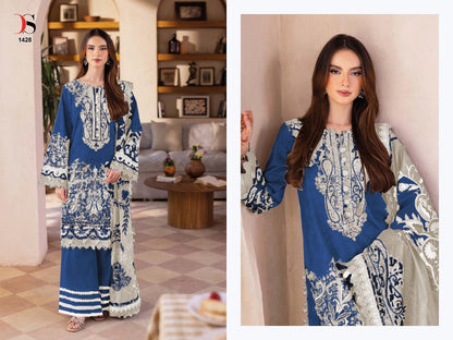 Jade Bliss Lawn 25 3 Deepsy Pure Cotton Karachi Salwar Suits Wholesaler