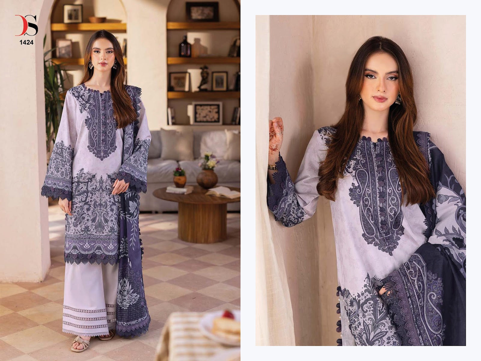 Jade Bliss Lawn 25 3 Deepsy Pure Cotton Karachi Salwar Suits Wholesaler