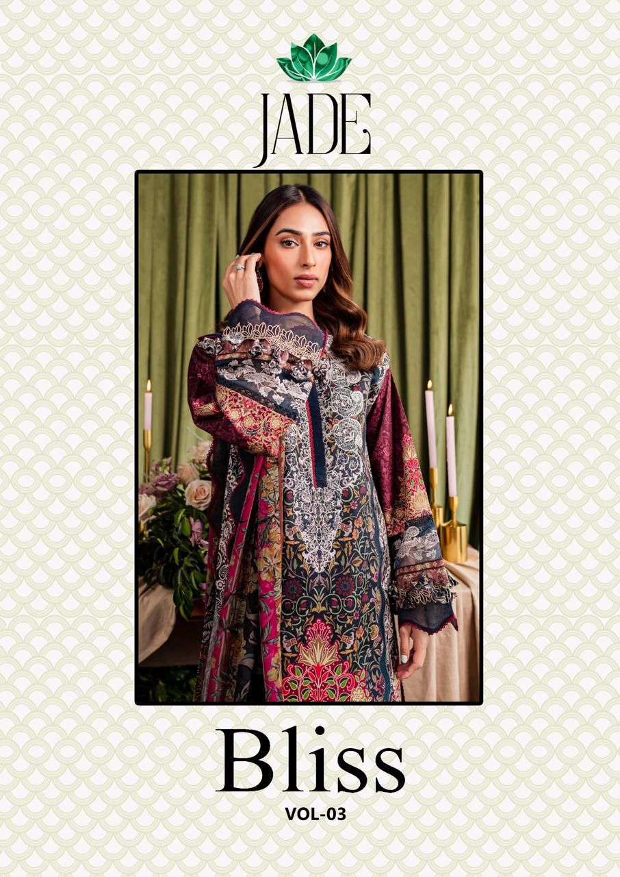 Jade Bliss Vol 3 Nandgopal Cotton Karachi Salwar Suits Supplier India