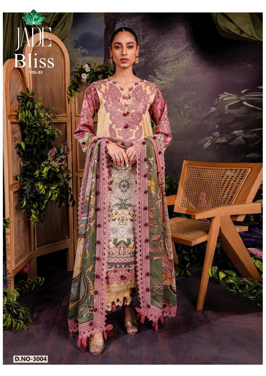 Jade Bliss Vol 3 Nandgopal Cotton Karachi Salwar Suits Supplier India