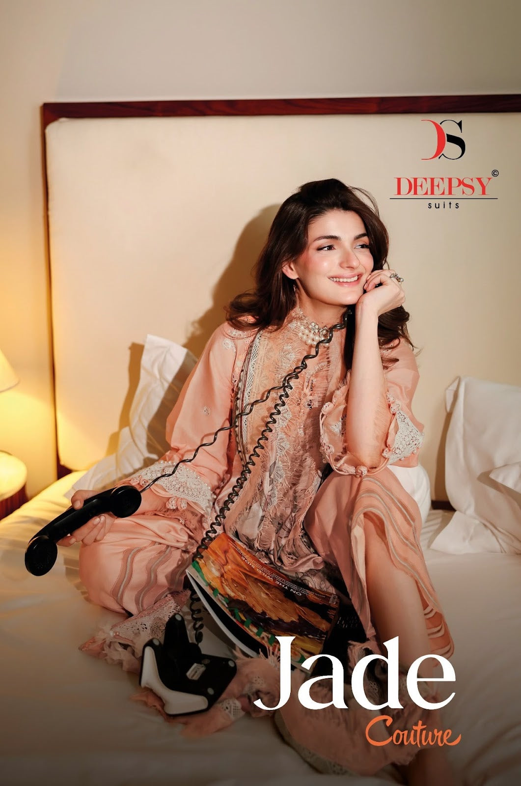 Jade Couture Deepsy Lawn Pakistani Patch Work Suits Wholesale Rate