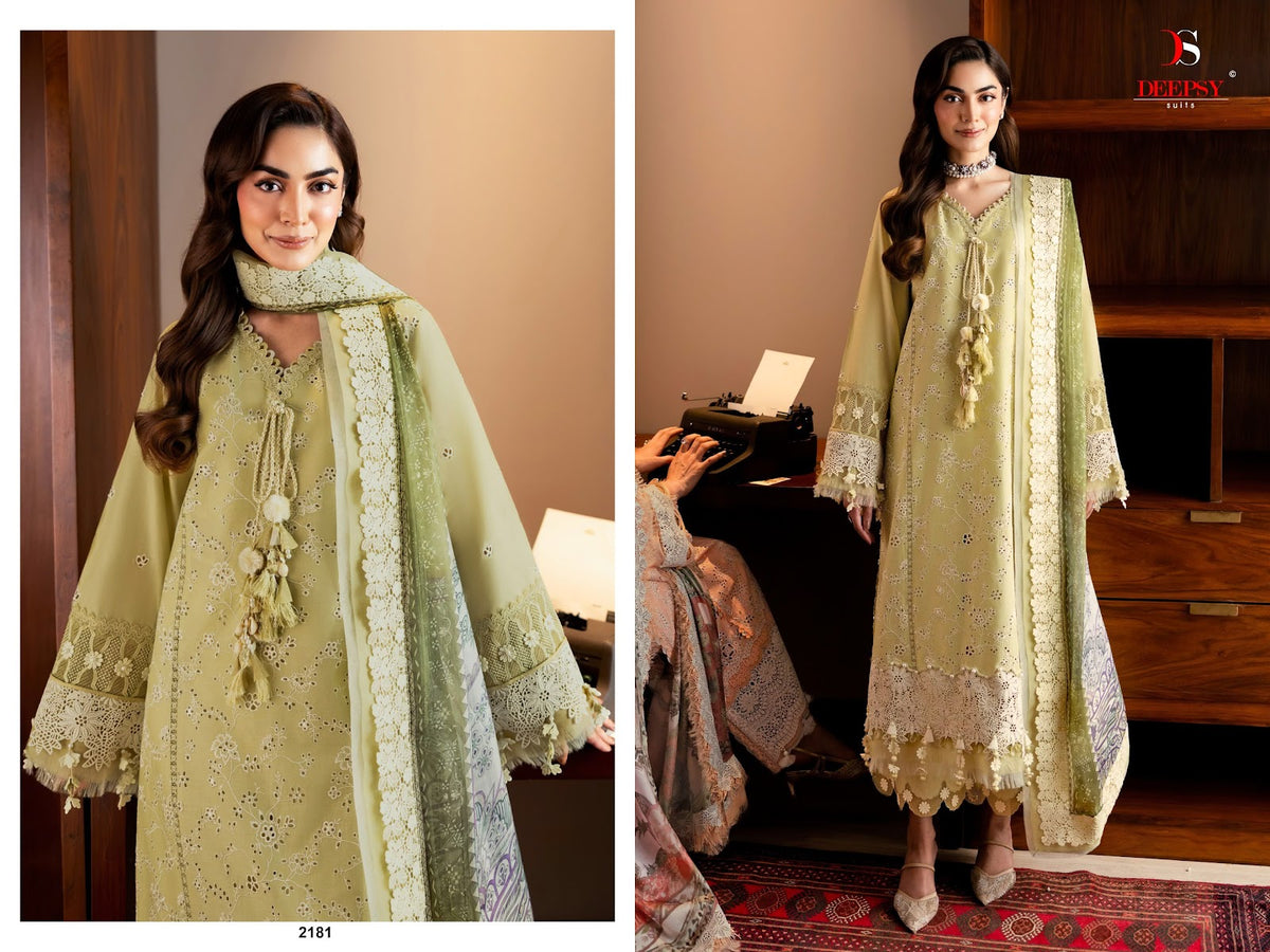 Jade Couture Deepsy Lawn Pakistani Patch Work Suits Wholesale Rate
