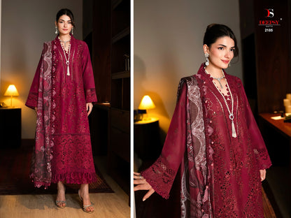 Jade Couture Deepsy Lawn Pakistani Patch Work Suits Wholesale Rate