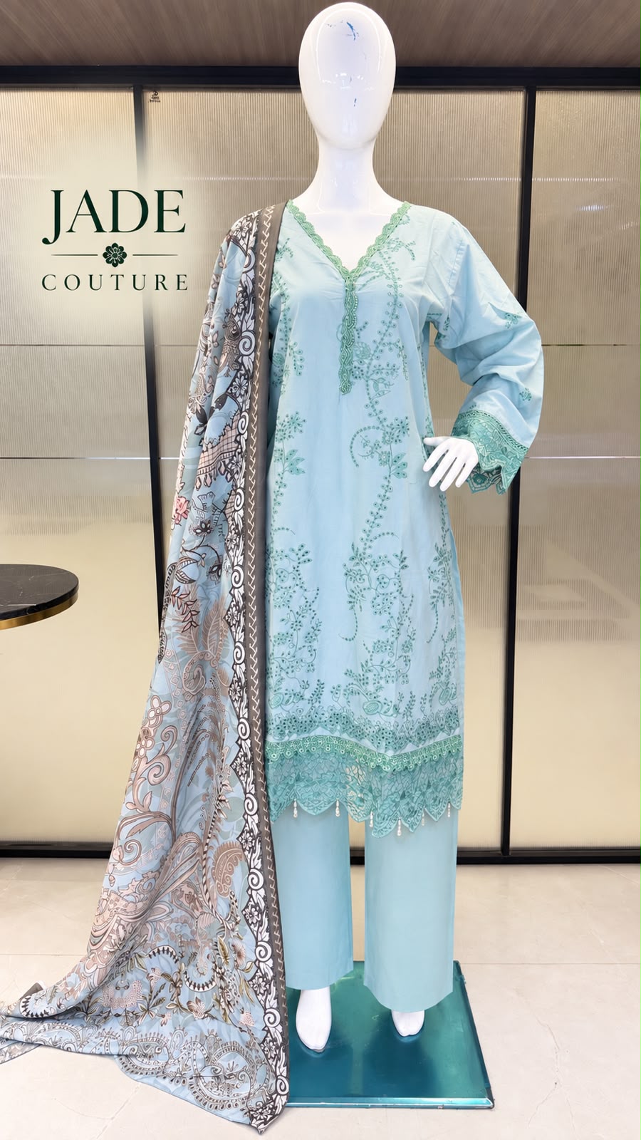 Jade Couture Deepsy Cotton Pakistani Readymade Suits Exporter