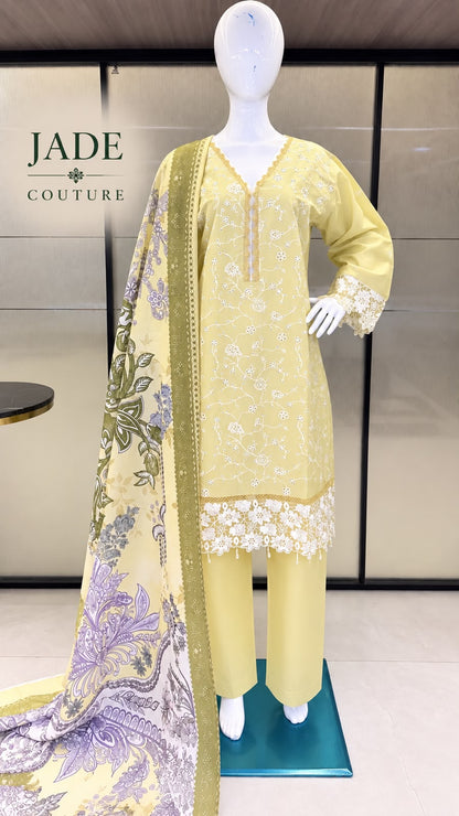 Jade Couture Deepsy Cotton Pakistani Readymade Suits Exporter