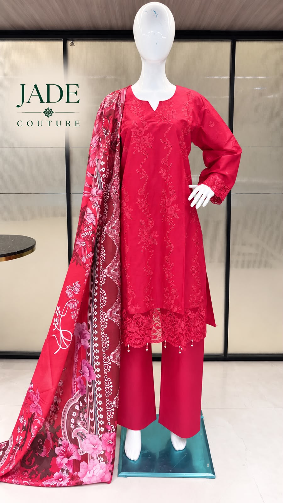 Jade Couture Deepsy Cotton Pakistani Readymade Suits Exporter