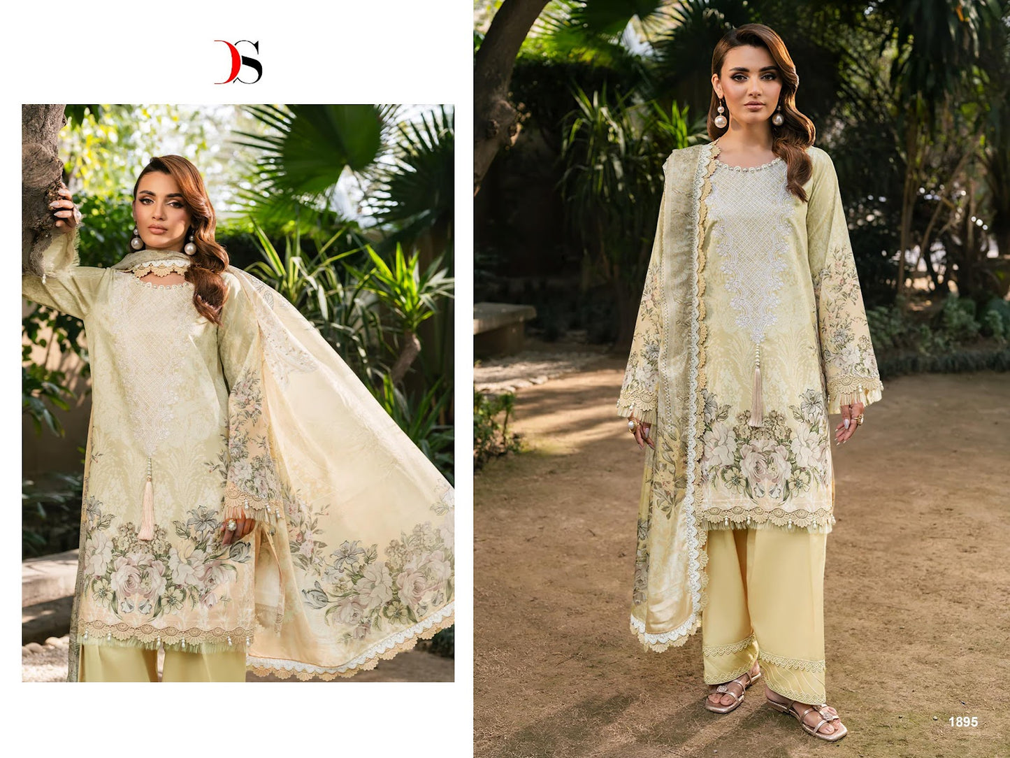 Jade Elara 2 Deepsy Cotton Pakistani Patch Work Suits Wholesale Price