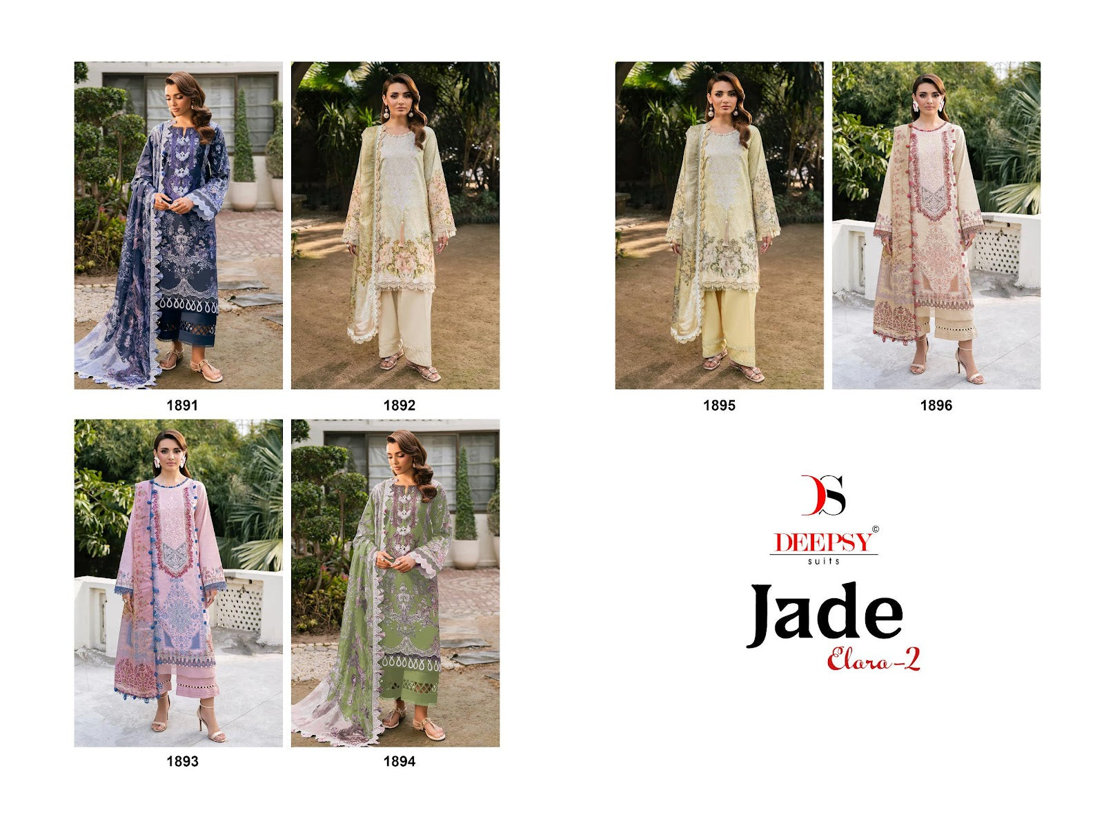 Jade Elara 2 Deepsy Cotton Pakistani Patch Work Suits Wholesale Price