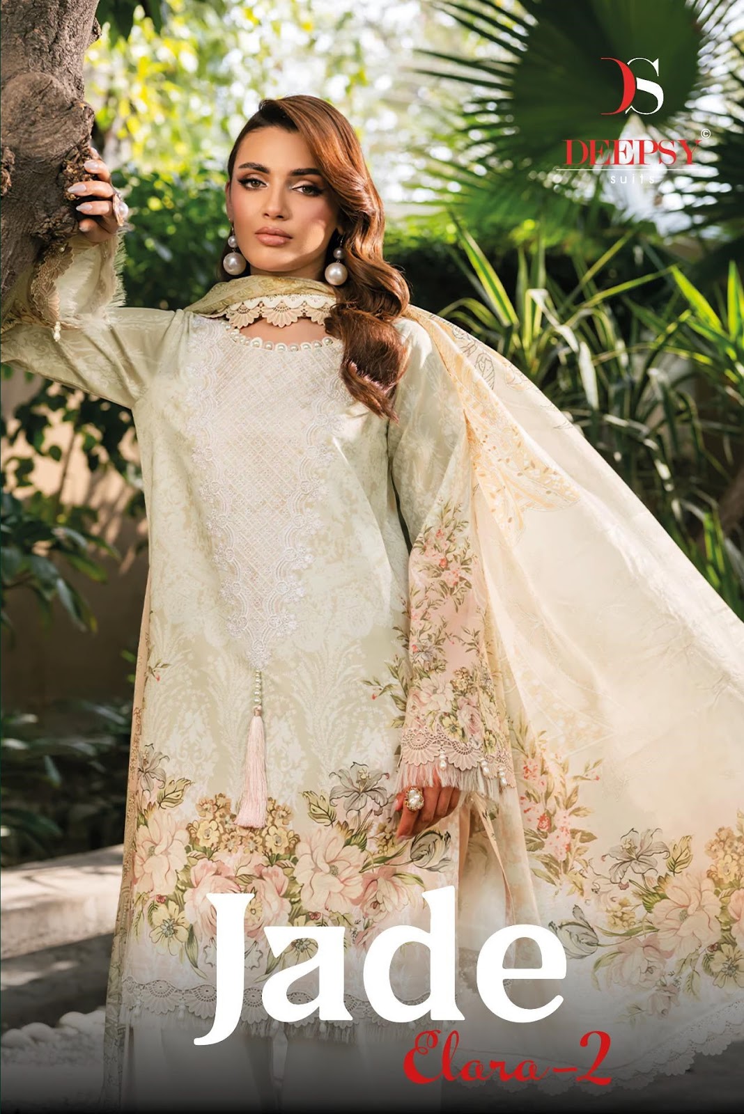 Jade Elara 2 Deepsy Cotton Pakistani Patch Work Suits Wholesale Price