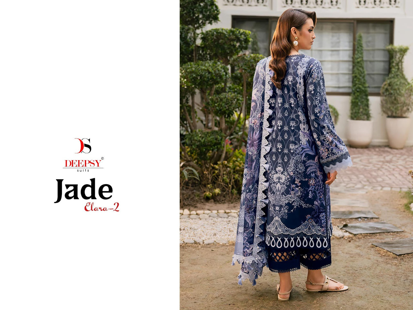 Jade Elara 2 Deepsy Cotton Pakistani Patch Work Suits Wholesale Price