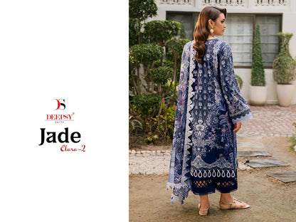 Jade Elara 2 Deepsy Cotton Pakistani Patch Work Suits Wholesale Price