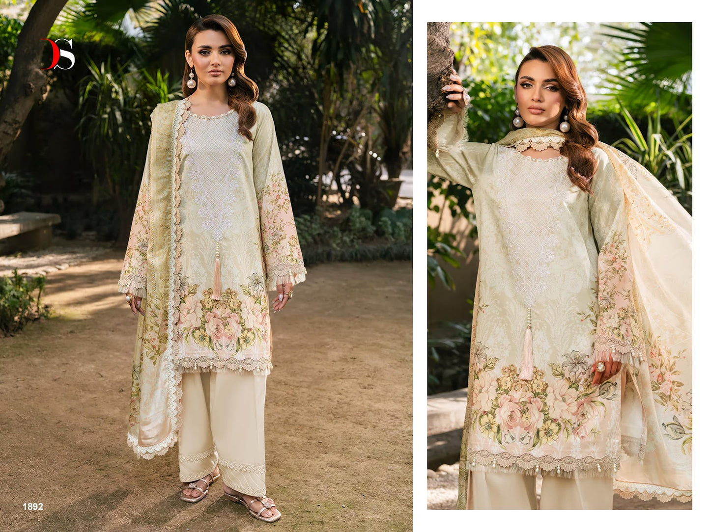 Jade Elara 2 Deepsy Cotton Pakistani Patch Work Suits Wholesale Price