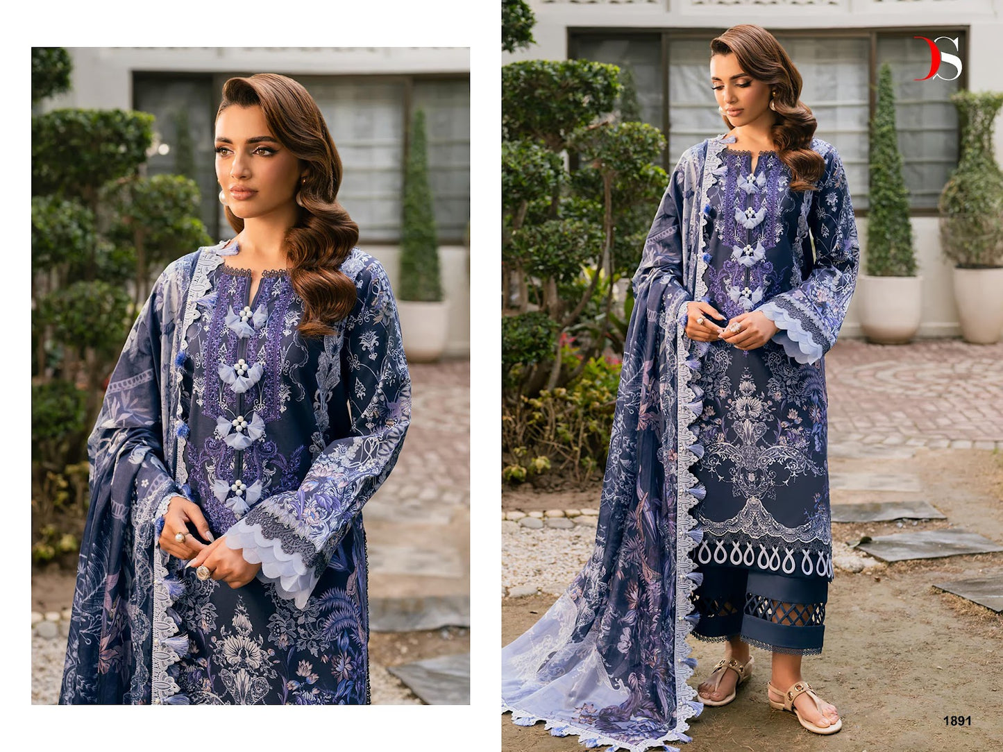 Jade Elara 2 Deepsy Cotton Pakistani Patch Work Suits Wholesale Price