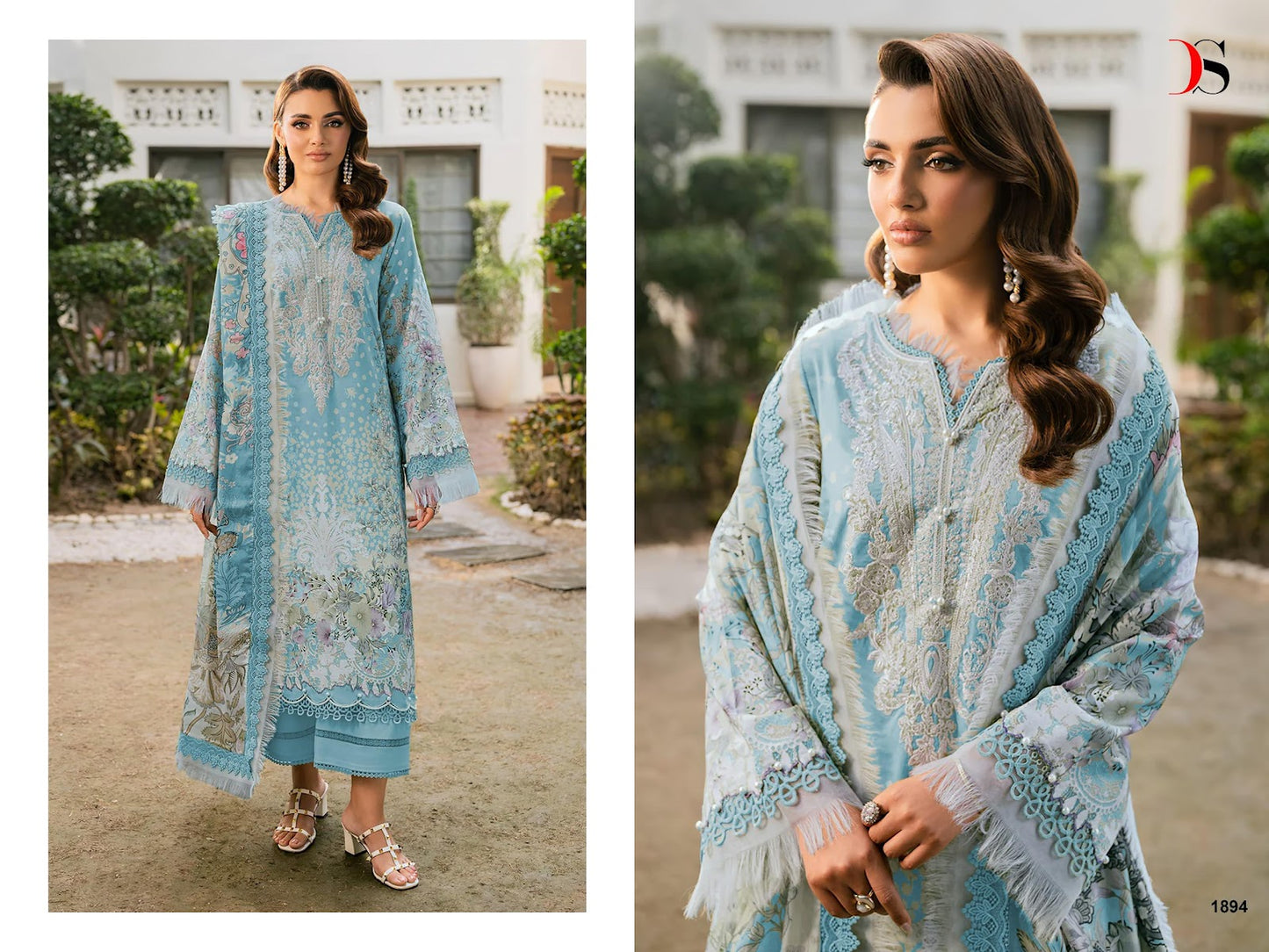 Jade Elara Deepsy Cotton Pakistani Patch Work Suits Manufacturer Gujarat