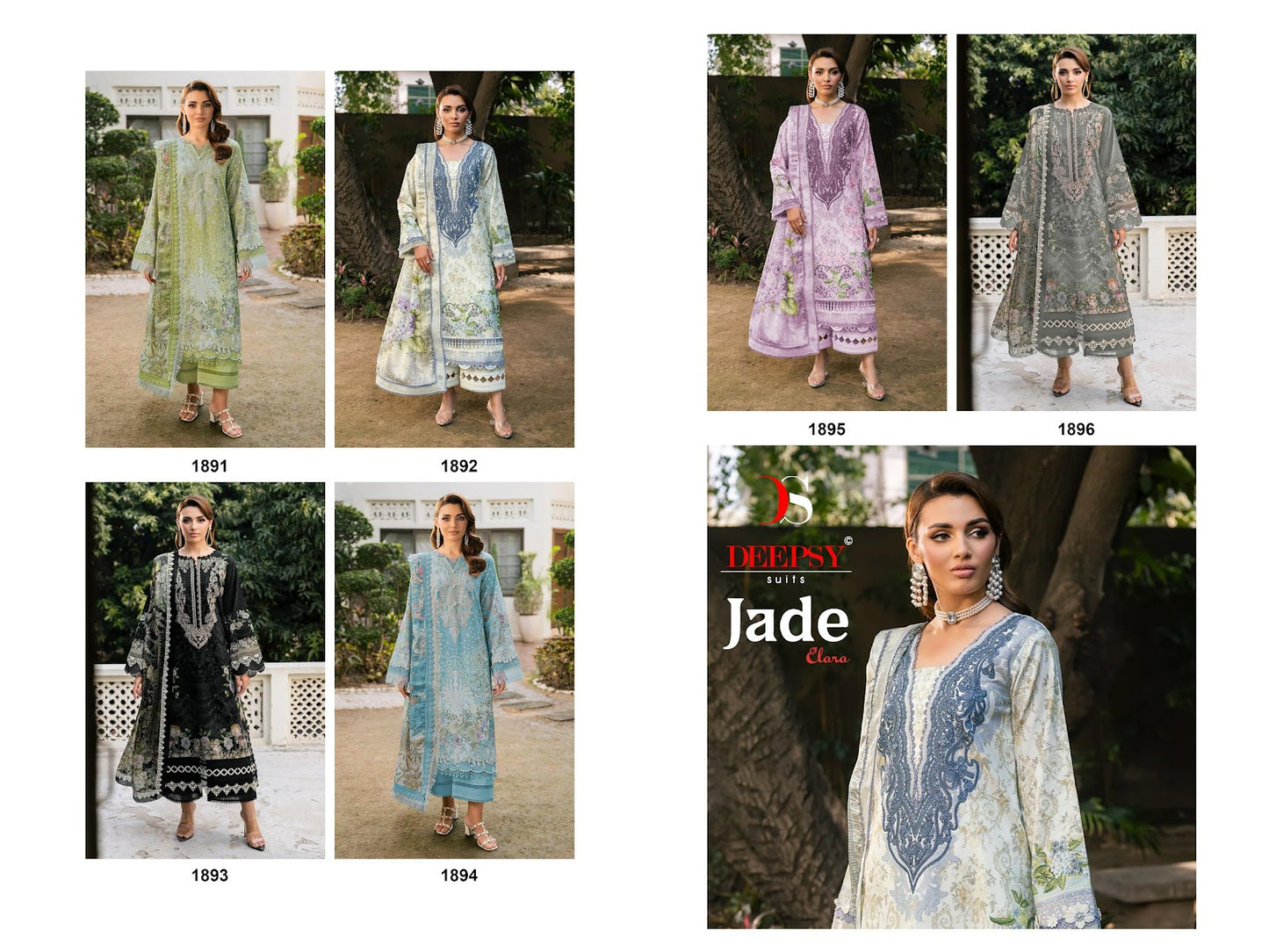 Jade Elara Deepsy Cotton Pakistani Patch Work Suits Manufacturer Gujarat