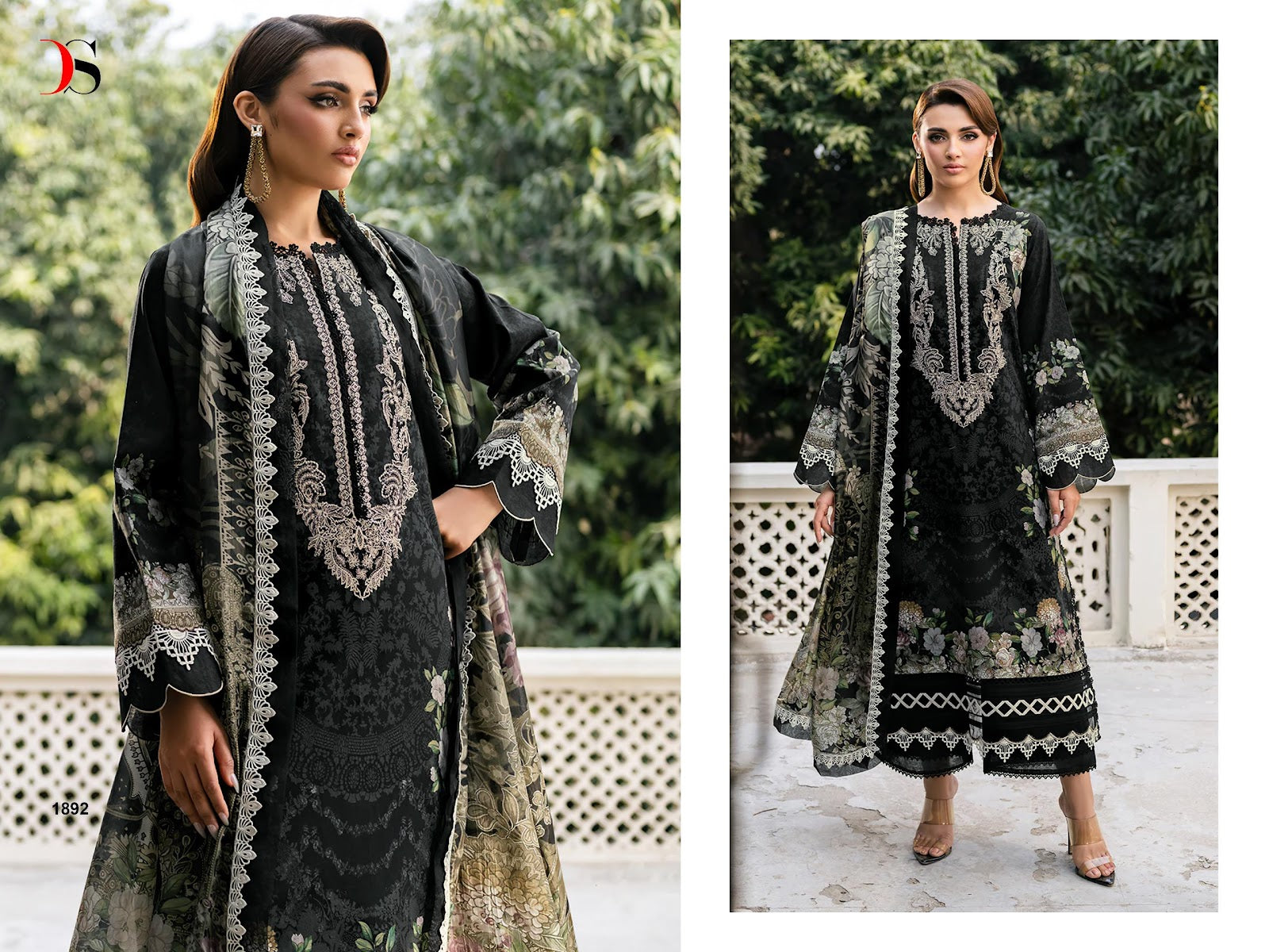 Jade Elara Deepsy Cotton Pakistani Patch Work Suits Manufacturer Gujarat