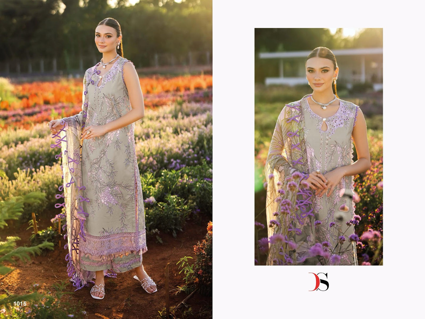 Jade Flora 25-2 Deepsy Cotton Pakistani Patch Work Suits Wholesaler Gujarat