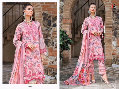 Jade Flora 25 Rayon Collection Deepsy Pakistani Patch Work Suits Wholesaler