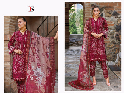 Jade Flora 25 Rayon Collection Deepsy Pakistani Patch Work Suits Wholesaler