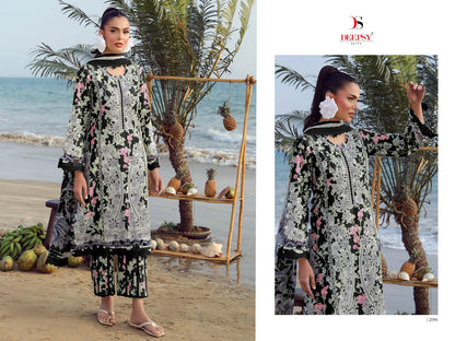 Jade Flora Premium 2 Deepsy Cotton Pakistani Patch Work Suits Wholesale
