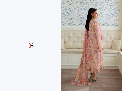 Jade Flora Premium Deepsy Cotton Pakistani Patch Work Suits Exporter India