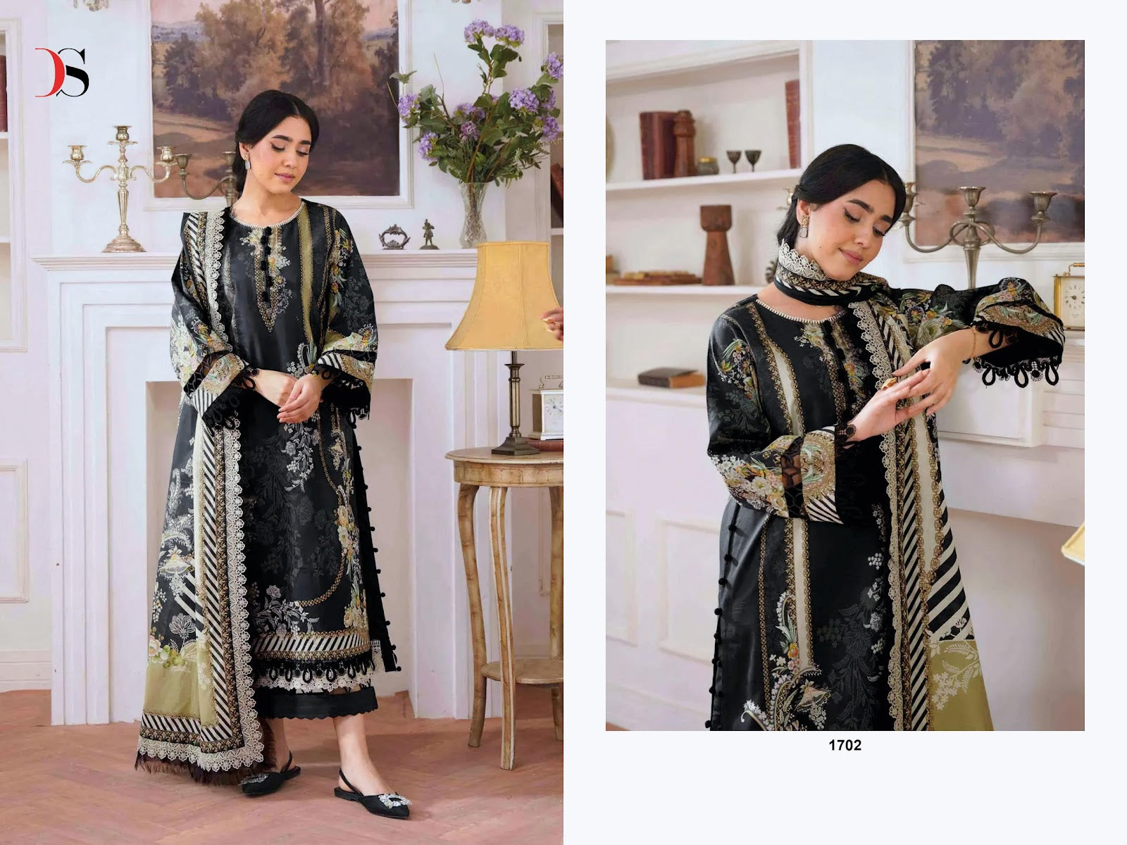 Jade Jal Insert 3 Deepsy Cotton Pakistani Patch Work Suits Wholesale Rate