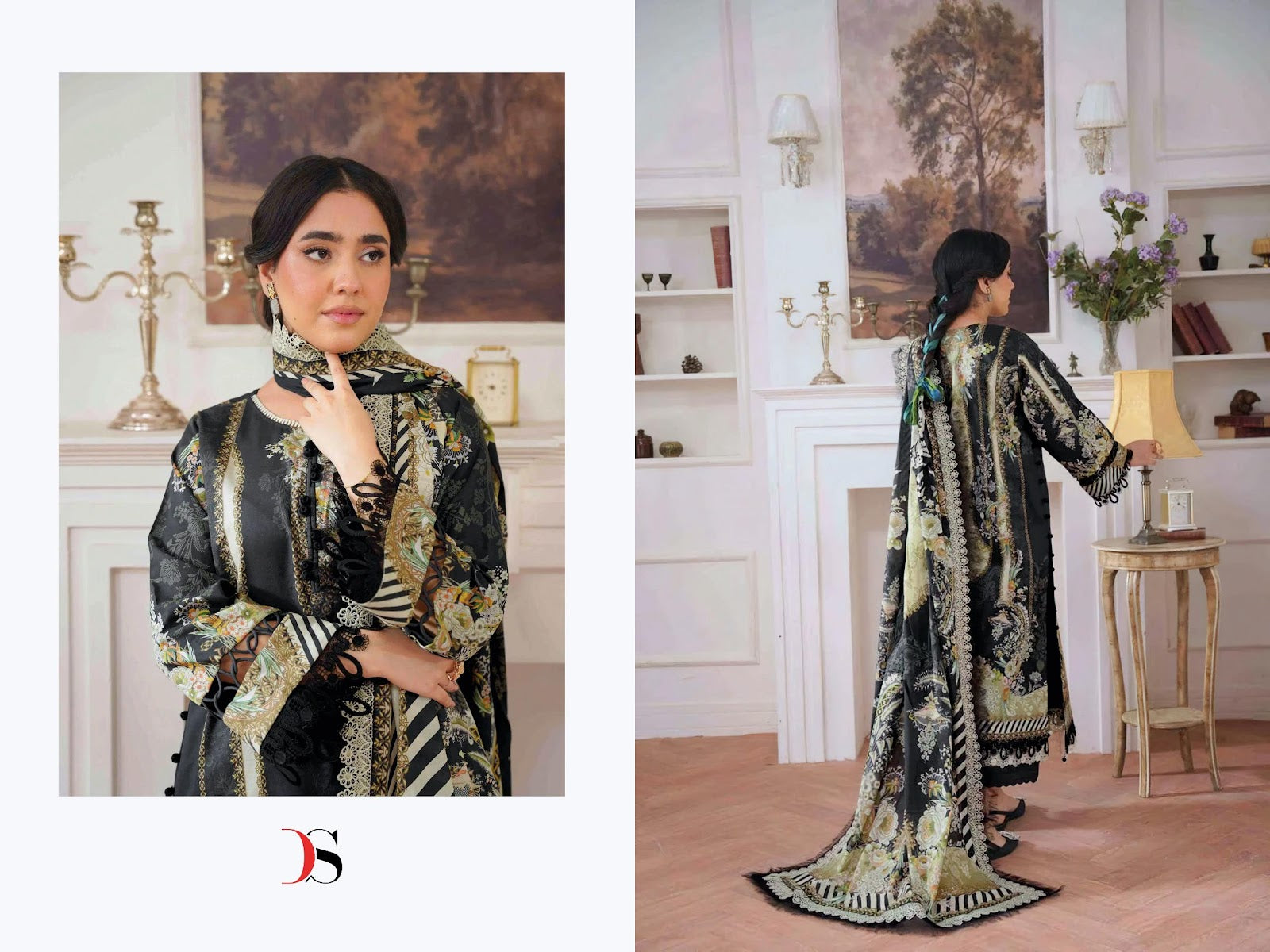 Jade Jal Insert 3 Deepsy Cotton Pakistani Patch Work Suits Wholesale Rate