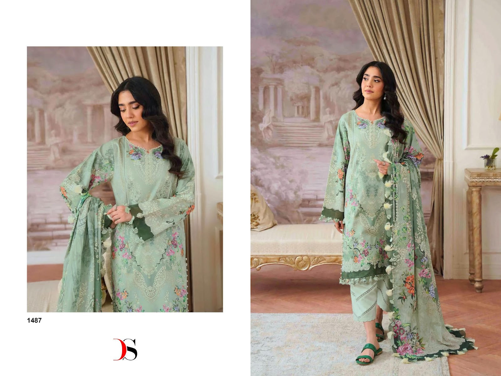 Jade Jal Insert Deepsy Cotton Pakistani Patch Work Suits Exporter Gujarat