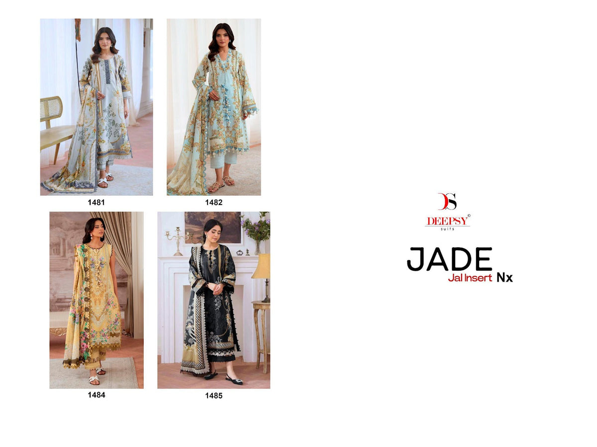 Jade Jal Insert Nx Deepsy Cotton Pakistani Readymade Suits Supplier Gujarat