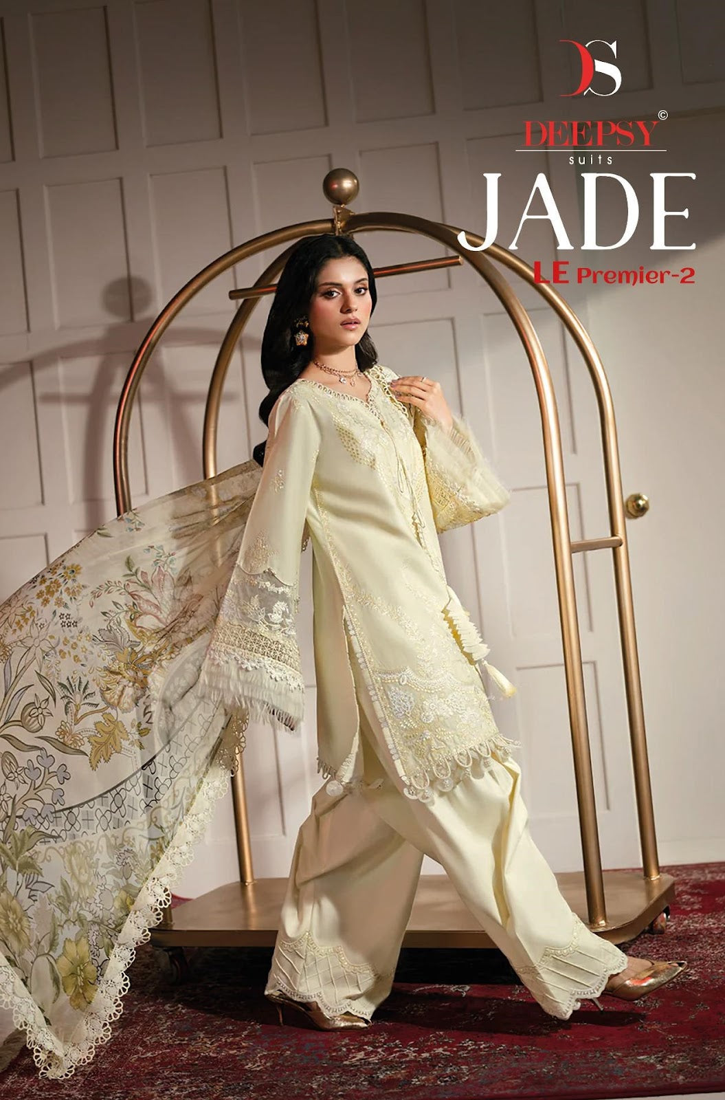 Jade Le Premier 2 Deepsy Cotton Pakistani Patch Work Suits Wholesale Price