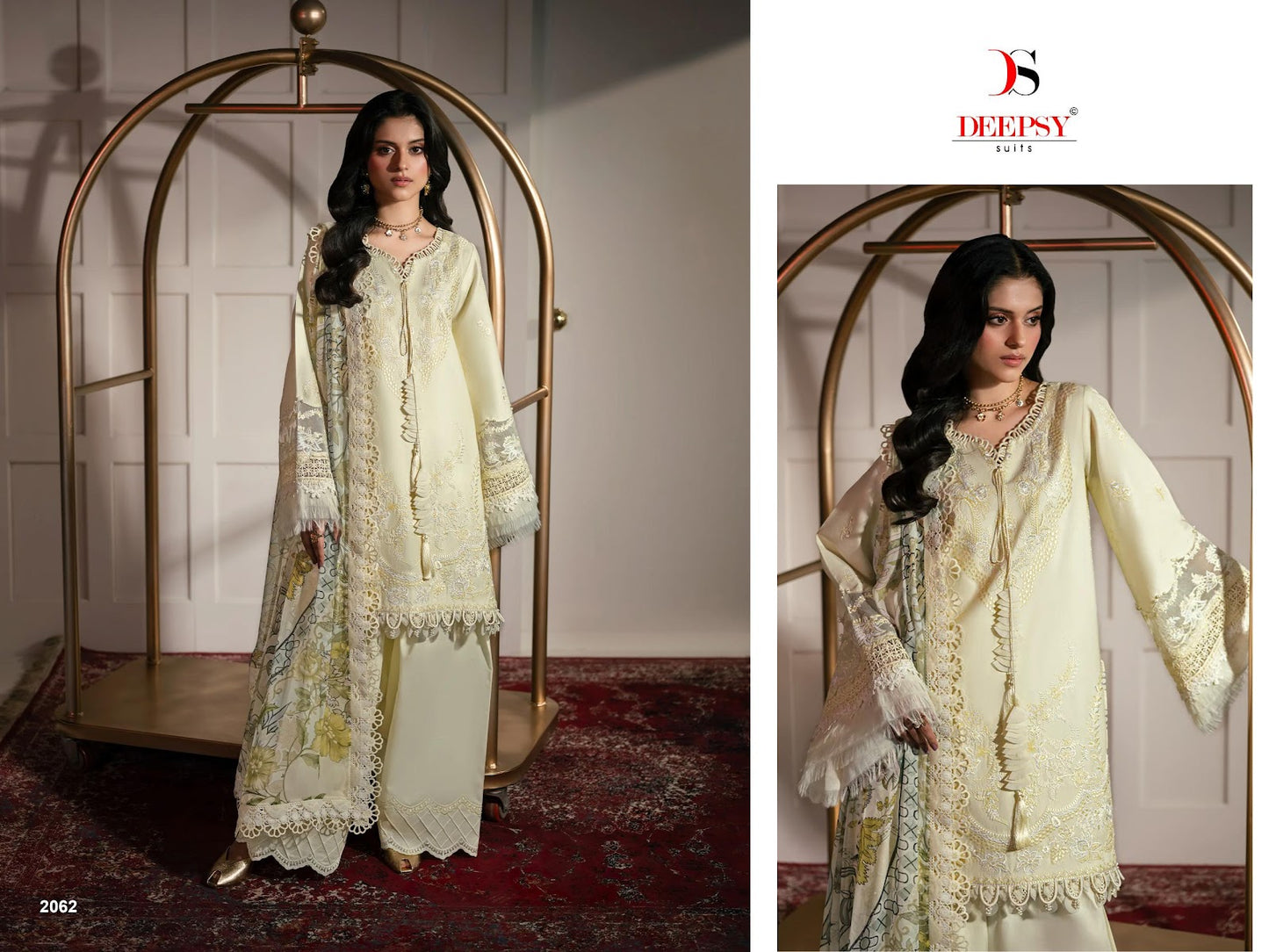 Jade Le Premier 2 Deepsy Cotton Pakistani Patch Work Suits Wholesale Price