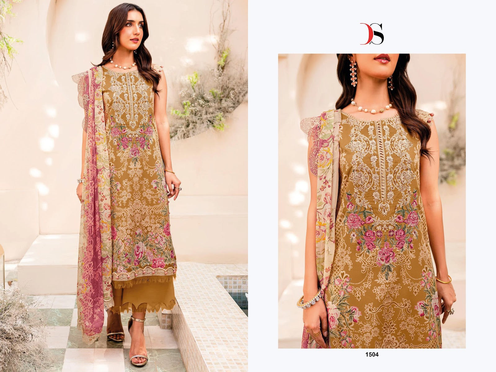 Jade Needle Wonder 2025-4 Deepsy Cotton Pakistani Patch Work Suits Supplier